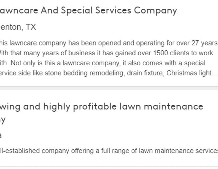 Successful Lawn Care Companies